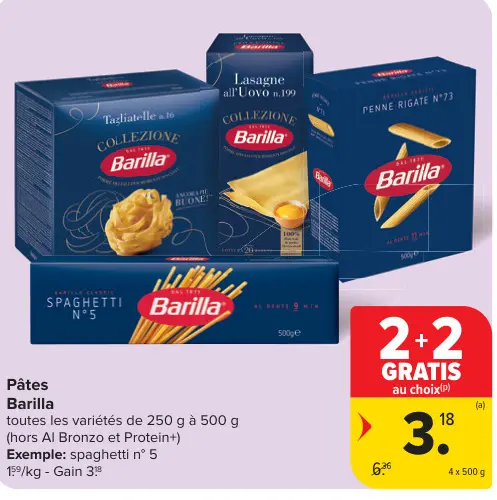 Offre: Pâtes