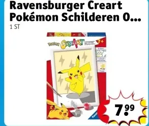 Aanbieding: Ravensburger Creart Pokémon Schilderen