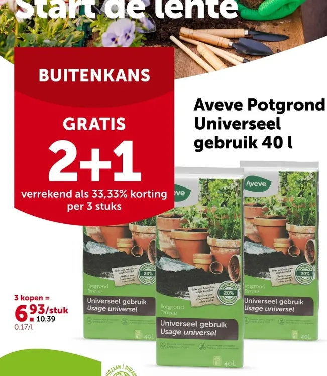 Promotie: Potgrond Universeel