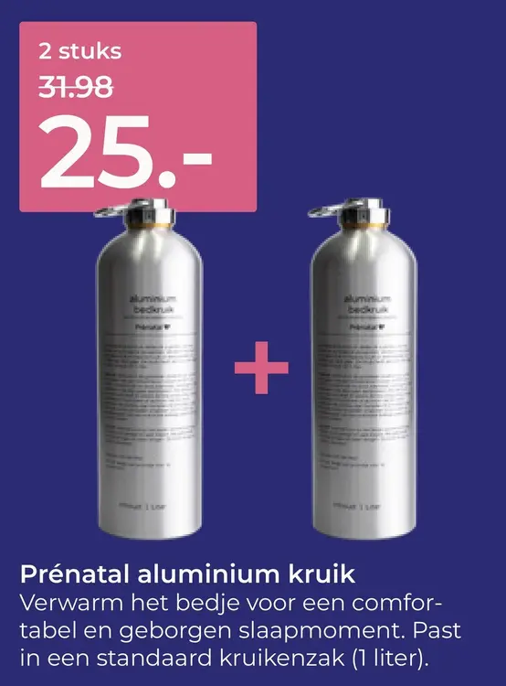 Aanbieding: Aluminium kruik