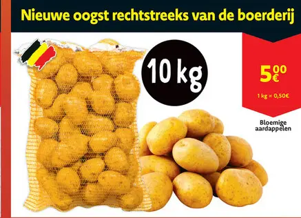 Aanbieding: Bloemige aardappelen