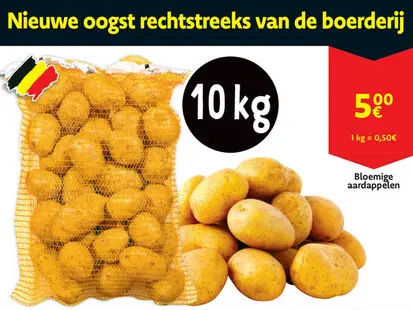 Aanbieding: Bloemige aardappelen