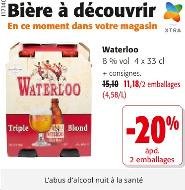 Offre: Bière Waterloo