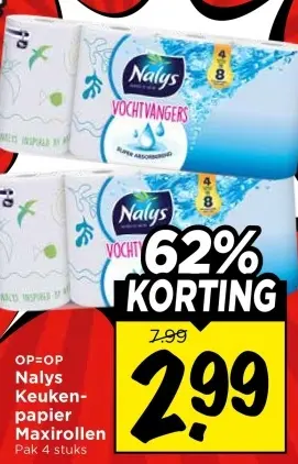 Nalys keukenpapier maxirollen