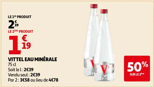 Promotie: Vittel eau minérale