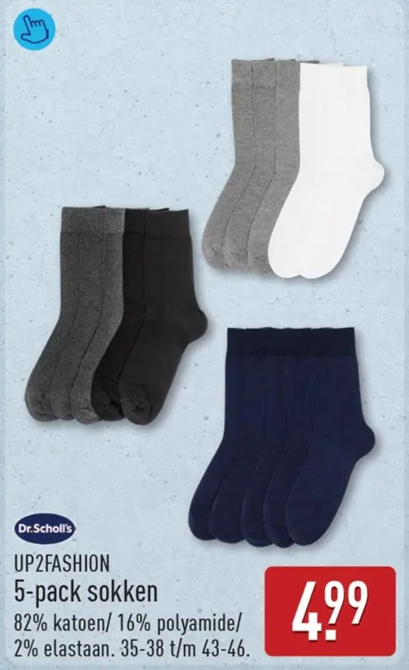 Aanbieding: 5-pack sokken