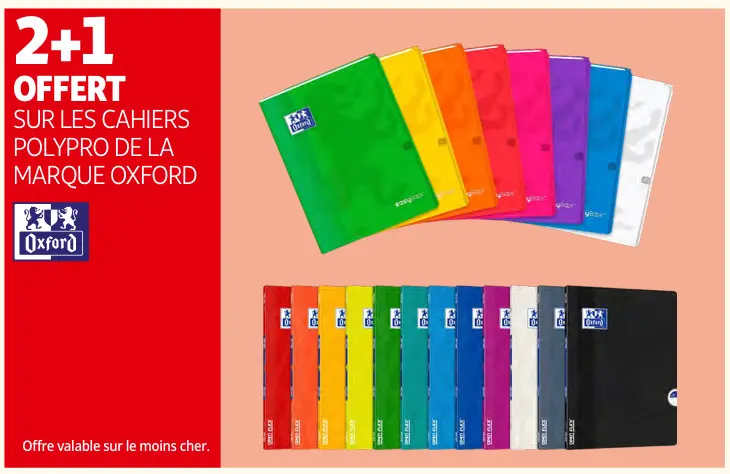 Offre: Cahiers polypro