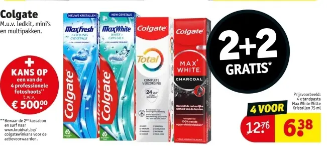 Aanbieding: Colgate tandpasta