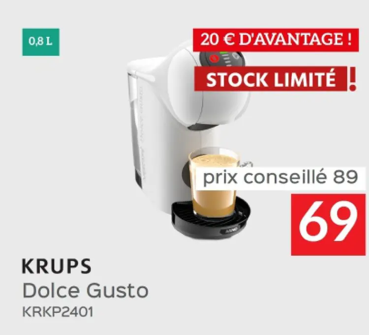 Offre: Dolce Gusto