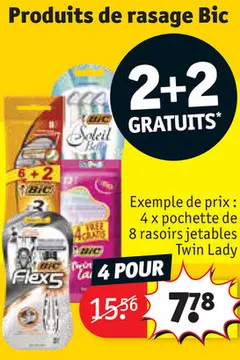 Offre: Produits de rasage