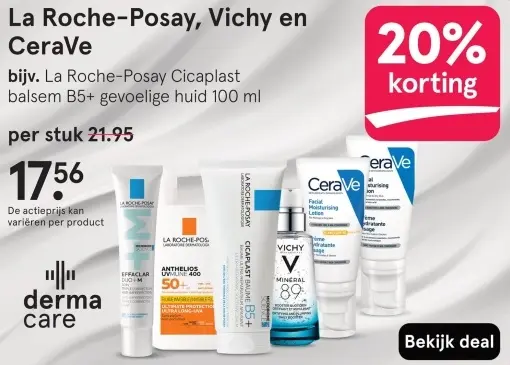 Aanbieding: La Roche-Posay, Vichy en CeraVe