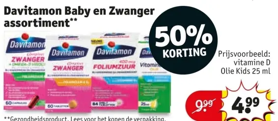 Aanbieding: Davitamon Baby en Zwanger assortiment