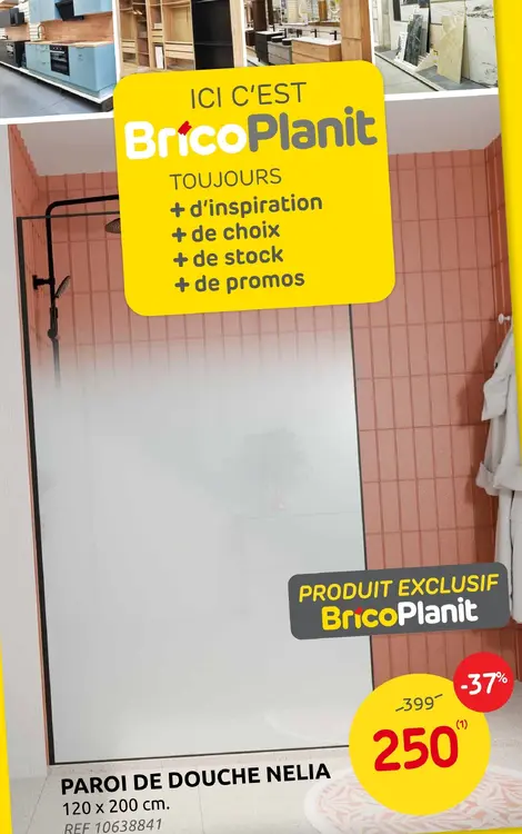 Offre: Paroi de douche nelia