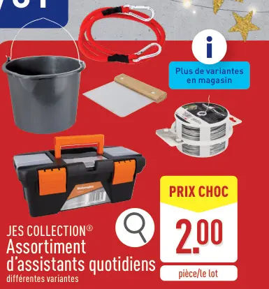 Offre: Assortiment d'assistants quotidiens