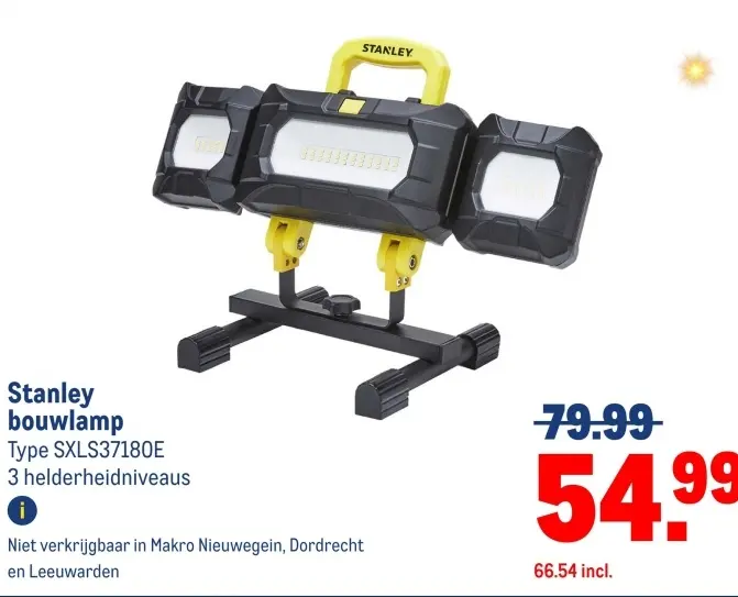 Aanbieding: bouwlamp