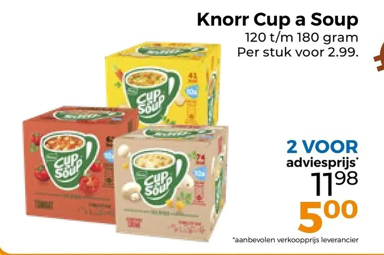 Aanbieding: Knorr Cup a Soup