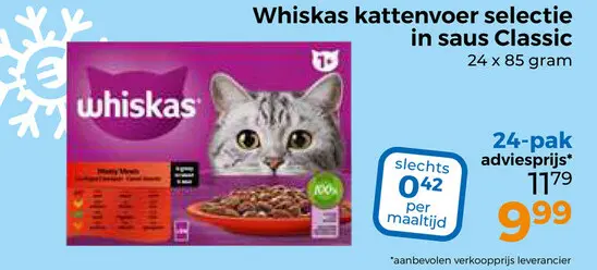 Aanbieding: kattenvoer selectie in saus Classic
