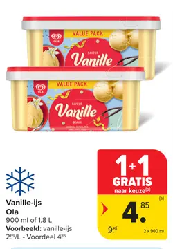 Aanbieding: Vanille-ijs