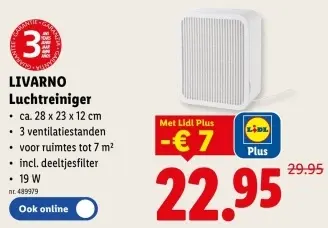 Promotie: Luchtreiniger