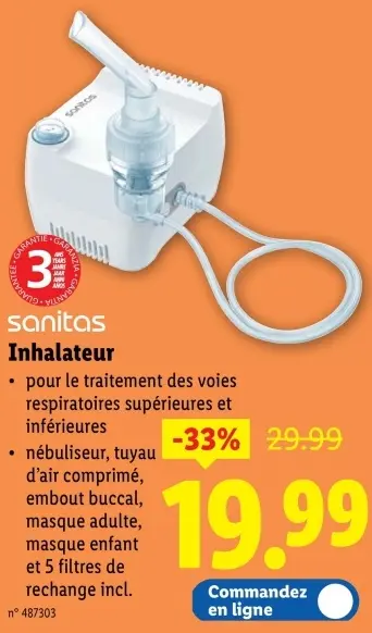 Offre: Inhalateur