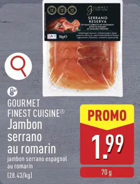 Offre: Jambon serrano au romarin