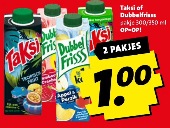 Aanbieding: Taksi of Dubbelfrisss