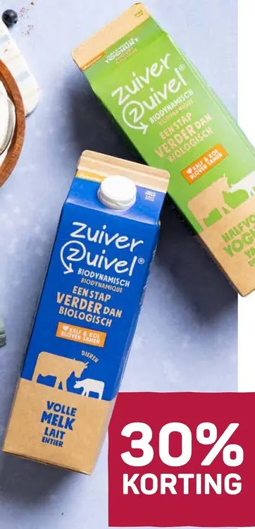 Aanbieding: Kalf bij de koe zuivel