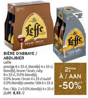 Offre: Bière d'abbaye / abdijbier