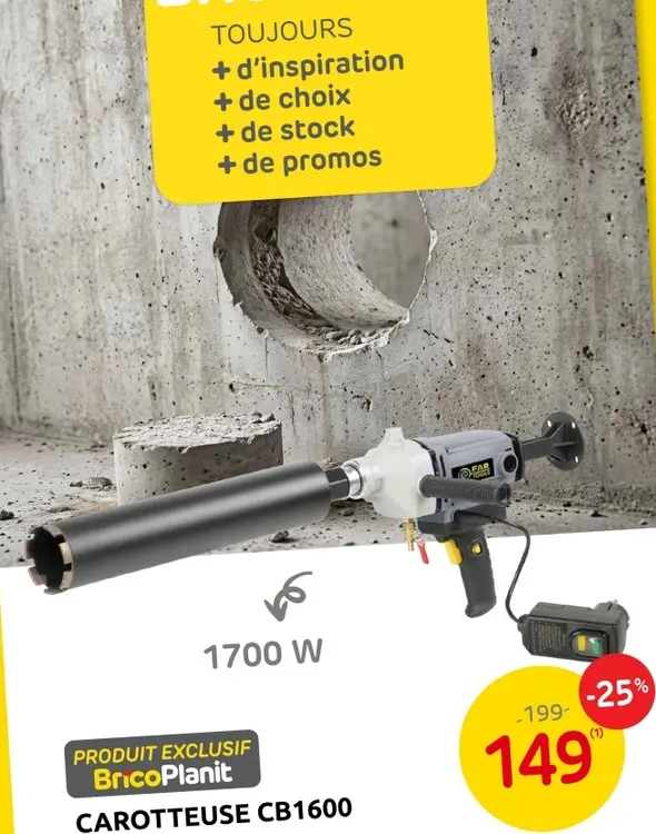 Offre: Carotteuse cb1600