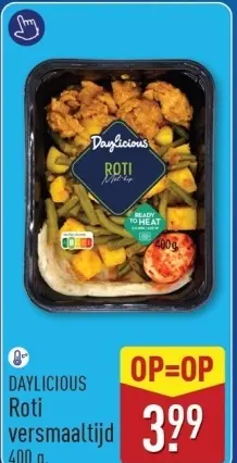 Aanbieding: Roti versmaaltijd