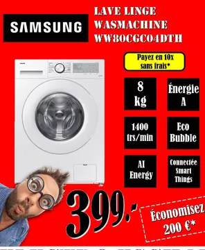 Aanbieding: LAVE LINGE / WASMACHINE WW80CGC04DTH