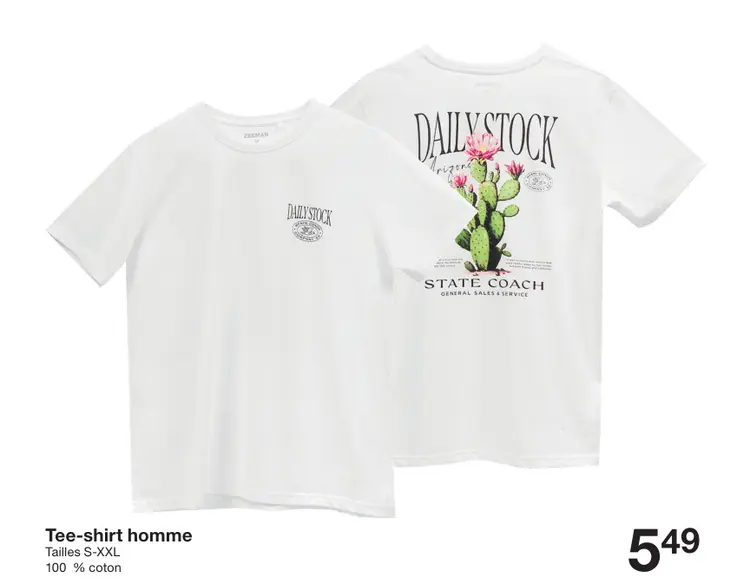 Offre: Tee-shirt homme