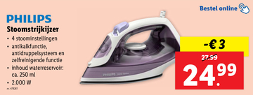 Aanbieding: PHILIPS Stoomstrijkijzer