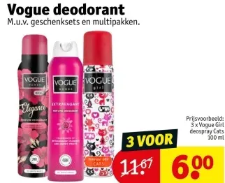 Promotie: Vogue deodorant