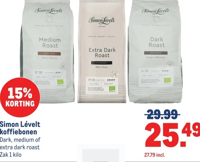 Aanbieding: koffiebonen