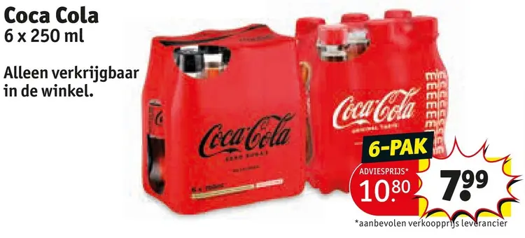 Aanbieding: Coca Cola