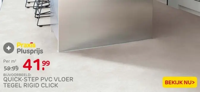 Aanbieding: PVC vloer tegel rigid click