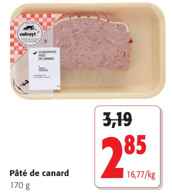 Offre: Pâté de canard