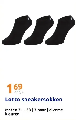 Aanbieding: Sneakersokken