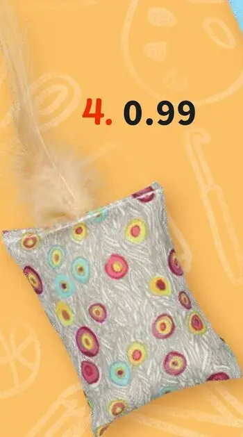 Promotie: Kattenzakje met veer