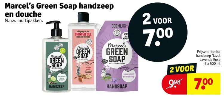 Aanbieding: Handzeep en douche