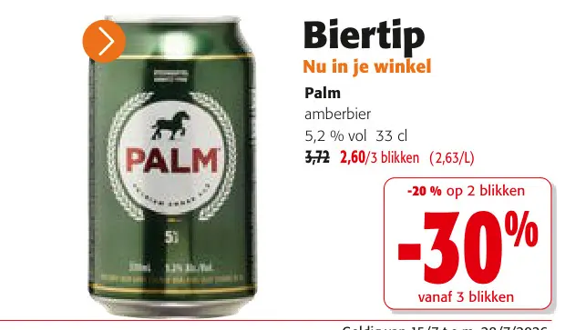Promotie: Palm