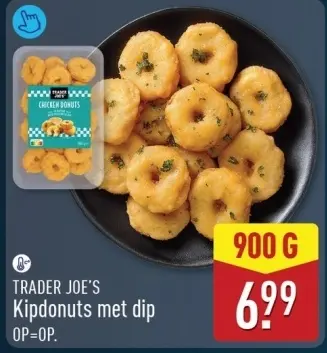 Aanbieding: Kipdonuts met dip