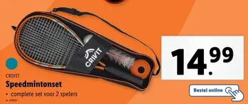 Aanbieding: Speedmintonset