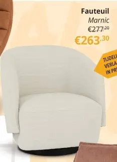 Promotie: Fauteuil Marnic