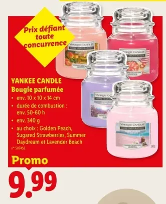 Offre: Bougie parfumée