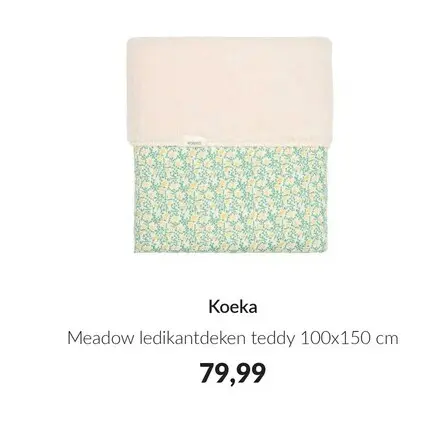 Aanbieding: Meadow ledikantdeken teddy