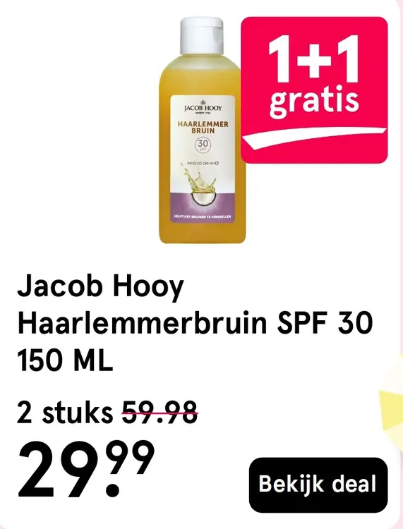Aanbieding: Haarlemmerbruin SPF 30