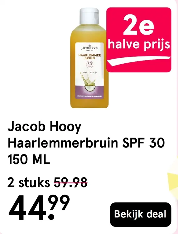 Aanbieding: Haarlemmerbruin SPF 30