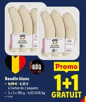 Offre: Boudin blanc